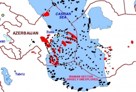 بررسی وضعیت نفتی ایران در خزر