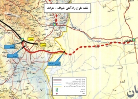 زمان تکمیل راه آهن خواف – هرات مشخص شد 